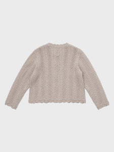 Estelle Knit Cardigan Mocha Beige