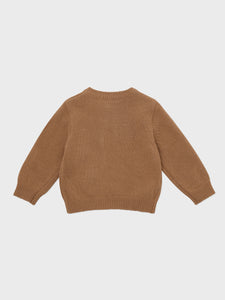 Baby Laliel Knit Cardigan Caramel