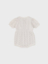 Load image into Gallery viewer, Baby Ione Knit Romper Cream Beige
