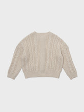 Load image into Gallery viewer, Melodien Knit Cardigan Light Beige

