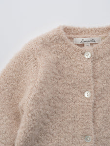 Baby Allium Knit Cardigan - Pink