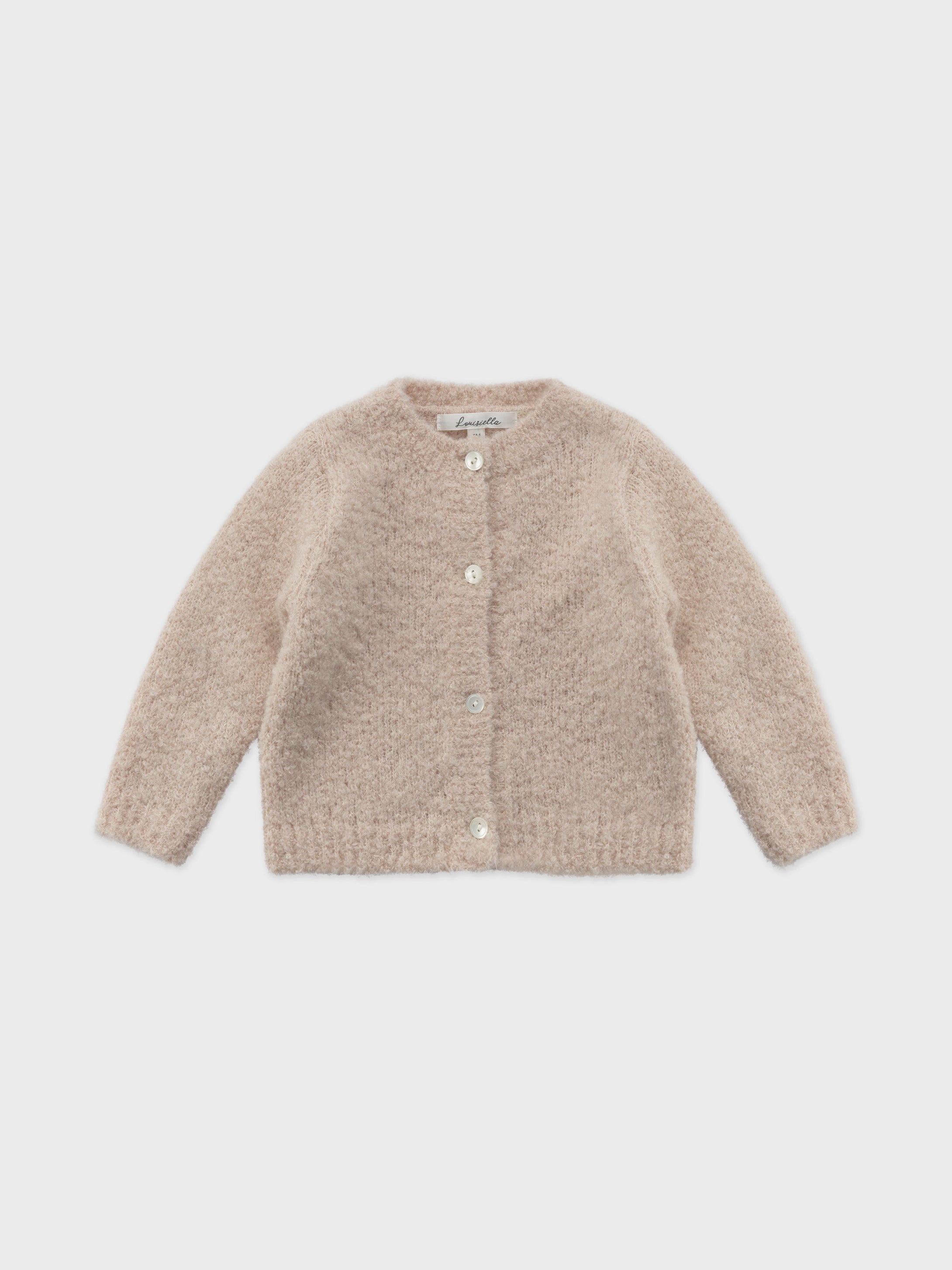 Baby Allium Knit Cardigan - Pink