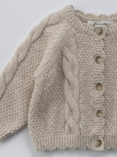 Load image into Gallery viewer, Baby Benibla Knit Cardigan - Light Beige
