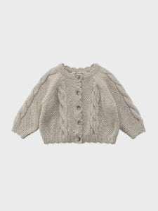 Baby Benibla Knit Cardigan - Light Beige