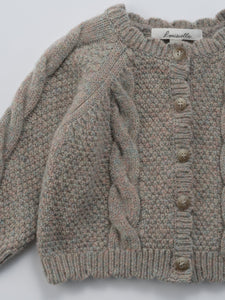 Baby Benibla Knit Cardigan - Mint gray