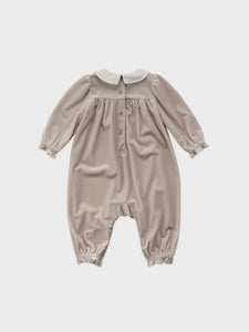 Baby Eleanor Velvet Romper