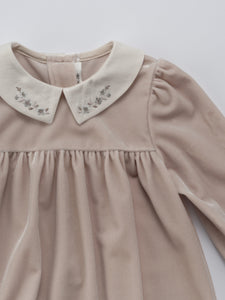 Baby Eleanor Velvet Romper