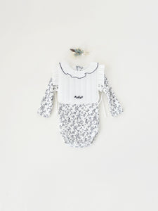 Baby Elpida quilting Vest Navy