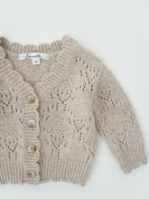 Load image into Gallery viewer, Baby Lili Knit Cardigan-Beige
