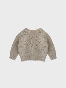 Baby Lili Knit Cardigan-Beige