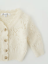 Load image into Gallery viewer, Baby Lili Knit Cardigan-Ivory

