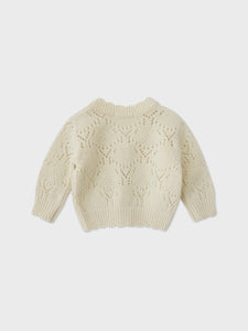 Baby Lili Knit Cardigan-Ivory