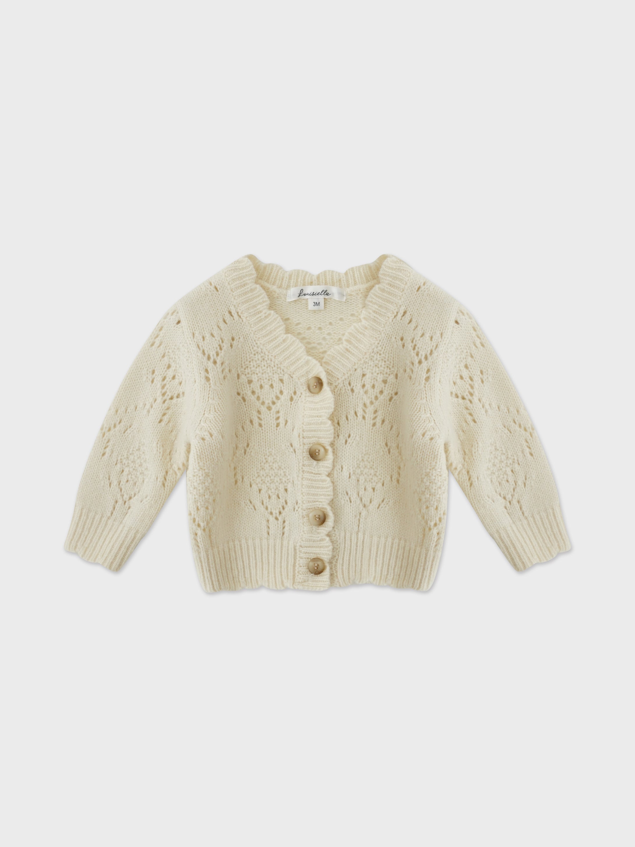 Baby Lili Knit Cardigan-Ivory