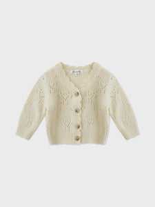 Baby Lili Knit Cardigan-Ivory