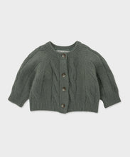 Load image into Gallery viewer, Baby Olivia Knit Cardigan-Vintage Green
