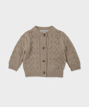 Load image into Gallery viewer, Baby Rochella Knit Cardigan-Beige
