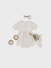 Load image into Gallery viewer, Baby Ione Knit Romper Cream Beige

