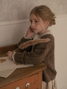 Melodien Knit Cardigan Cocoa