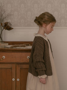Melodien Knit Cardigan Cocoa
