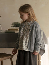 Load image into Gallery viewer, Rustina Knit Cardigan Vintage Blue
