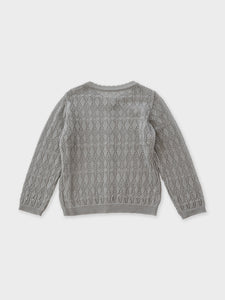 Beyer Knit Cardigan - blue gray