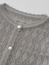 Load image into Gallery viewer, Beyer Knit Cardigan - blue gray
