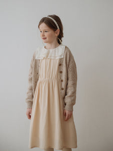 Lili Knit Cardigan-Beige