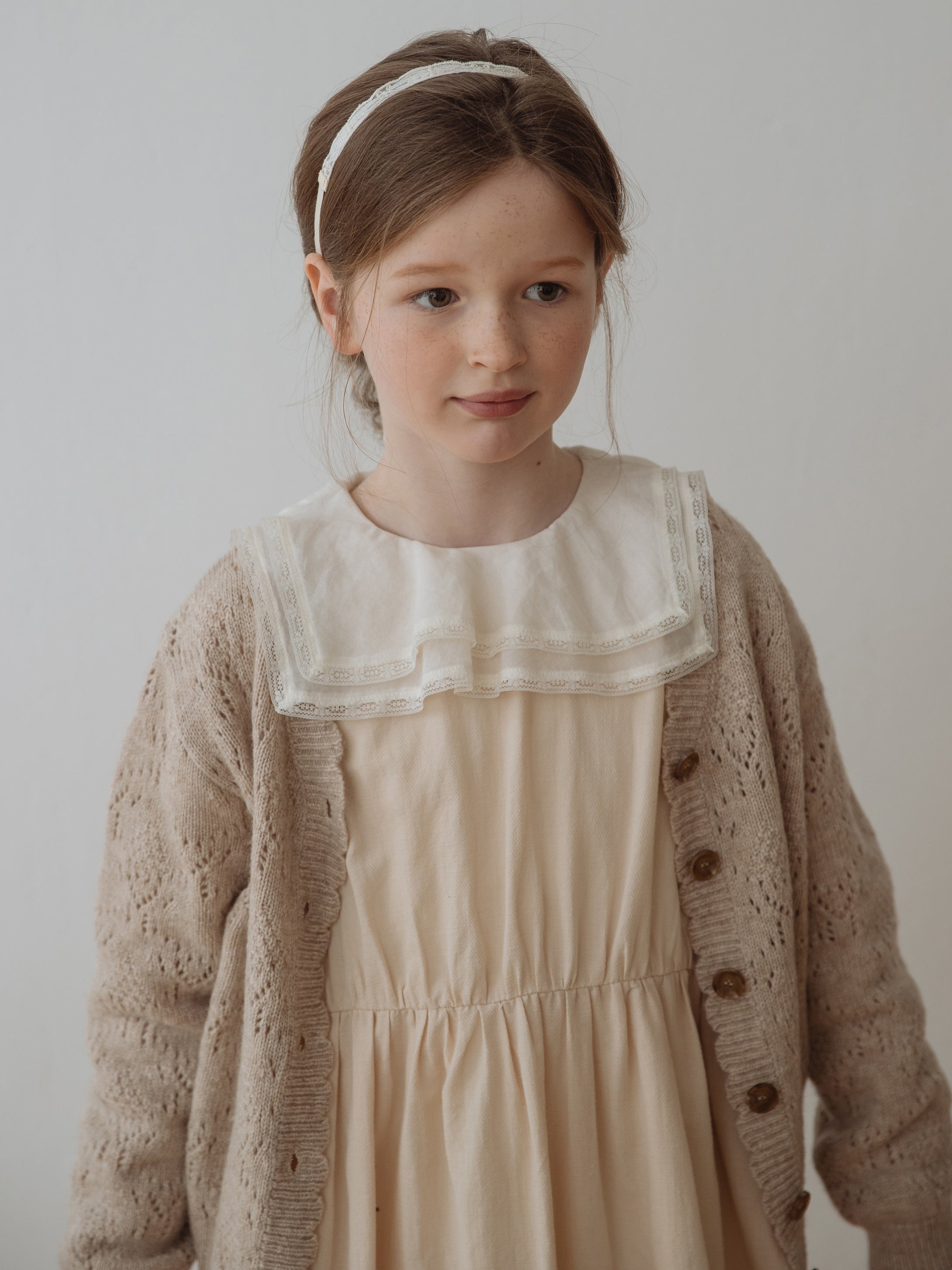 Lili Knit Cardigan-Beige
