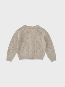 Lili Knit Cardigan-Beige