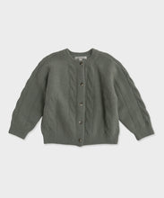 Load image into Gallery viewer, Olivia Knit Cardigan-Vintage Green
