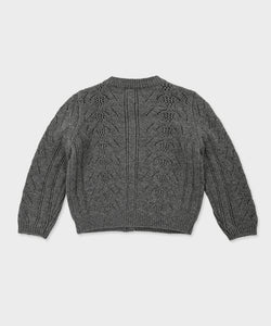 Rochella Knit Cardigan-Melange Gray