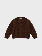 Load image into Gallery viewer, Tania Knit Cardigan-Brown
