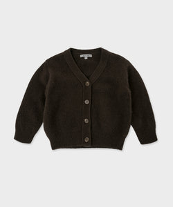 Tilly Knit Cardigan-Khaki Brown