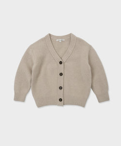 Tilly Knit Cardigan-Pale Beige