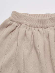 Novella Knit Skirt - Pink Beige