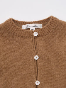 Baby Laliel Knit Cardigan Caramel