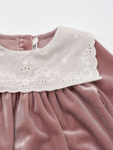 Load image into Gallery viewer, Baby Fluana Velvet Romper
