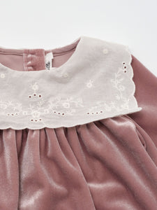 Baby Fluana Velvet Romper