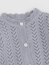 Load image into Gallery viewer, Baby Ianthe Knit Cardigan Blue
