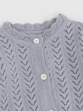 Load image into Gallery viewer, Baby Ianthe Knit Cardigan Blue
