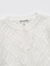 Load image into Gallery viewer, Baby Bellute Knit Cardigan - Vanilla White
