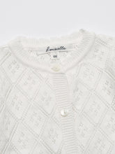 Load image into Gallery viewer, Baby Bellute Knit Cardigan - Vanilla White
