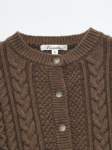 Melodien Knit Cardigan Cocoa