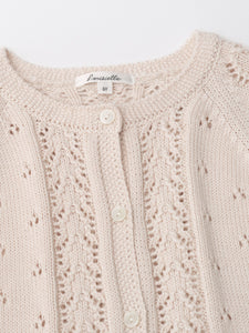 Paige Knit Cardigan Cream Beige