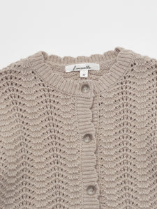 Estelle Knit Cardigan Mocha Beige