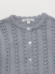 Rustina Knit Cardigan Vintage Blue