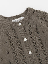 Load image into Gallery viewer, Baby Paige Knit Cardigan Khaki
