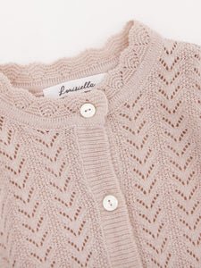Baby Ianthe Knit Cardigan Pink
