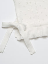 Load image into Gallery viewer, Baby Davian Knit Vest - Vanilla White
