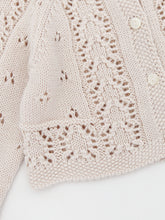 Load image into Gallery viewer, Baby Paige Knit Cardigan Cream Beige
